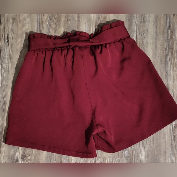 Steer High Waisted Shorts w/Tie - Picture 5 of 6